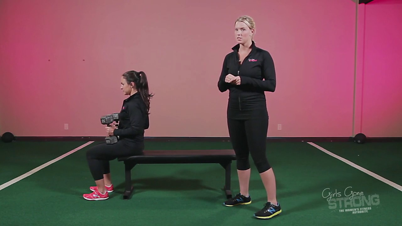 Dumbbell Bench Press - Modern Woman's Guide to Strength Training - YouTube