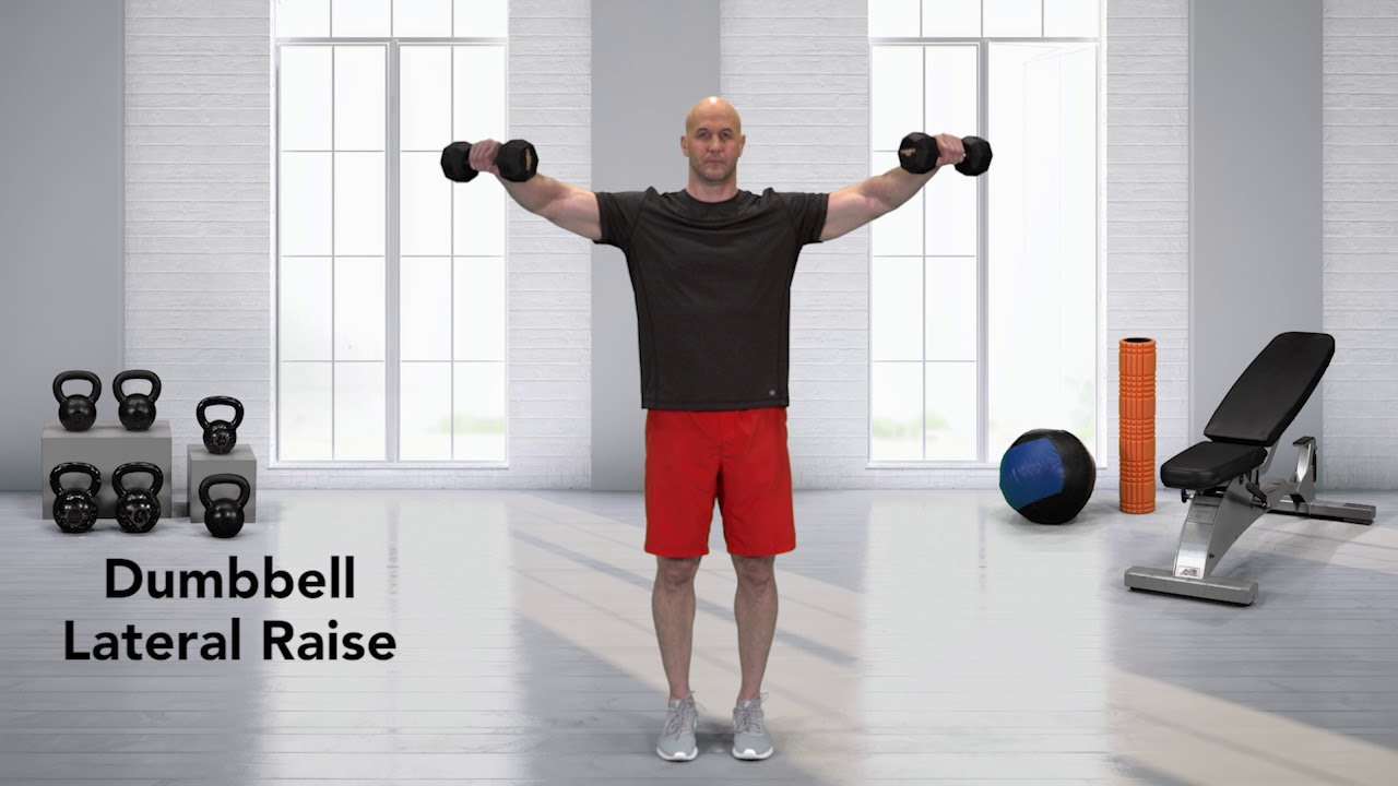 How to do a Dumbbell Lateral Raise - YouTube
