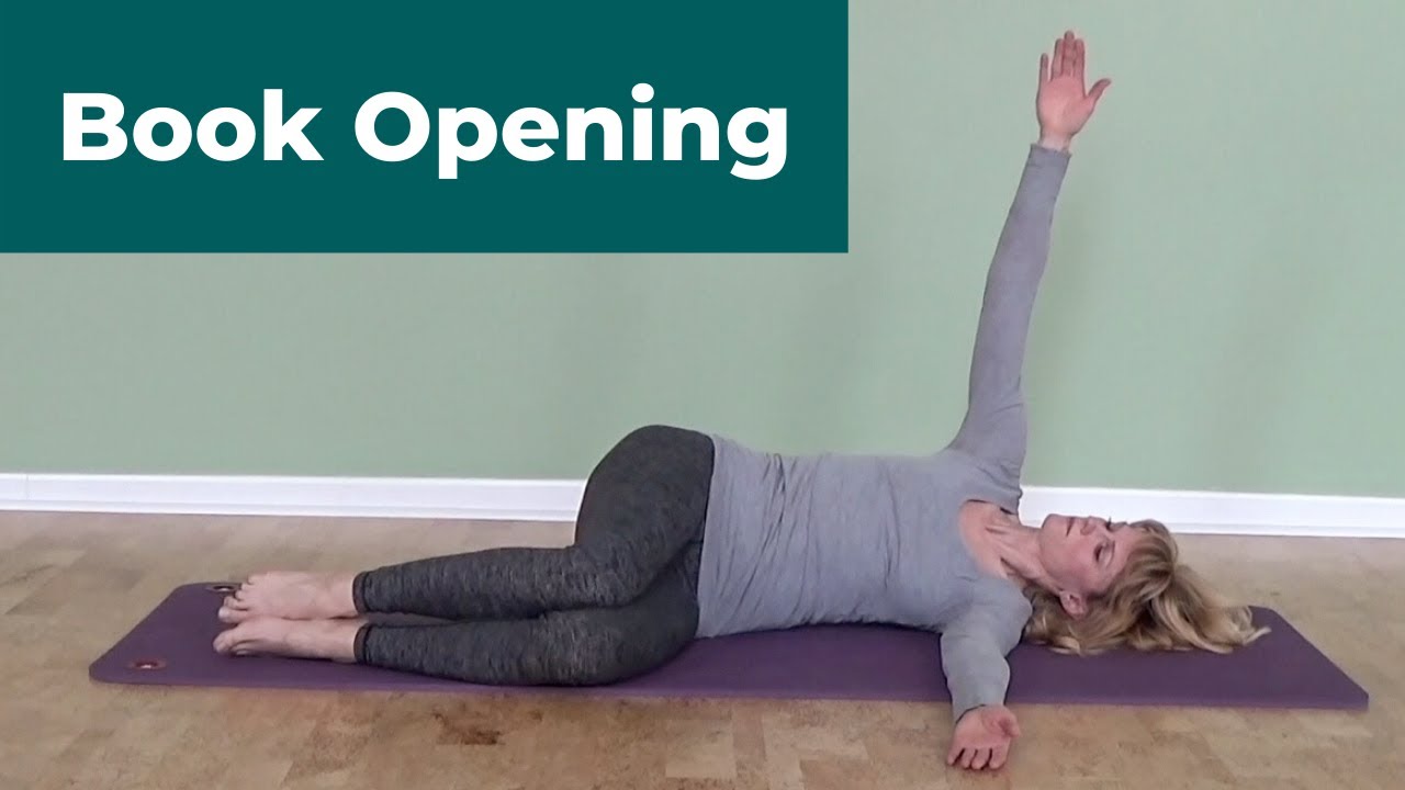 Book Opening⎮Easy Spine Rotation Pilates Exercise - YouTube
