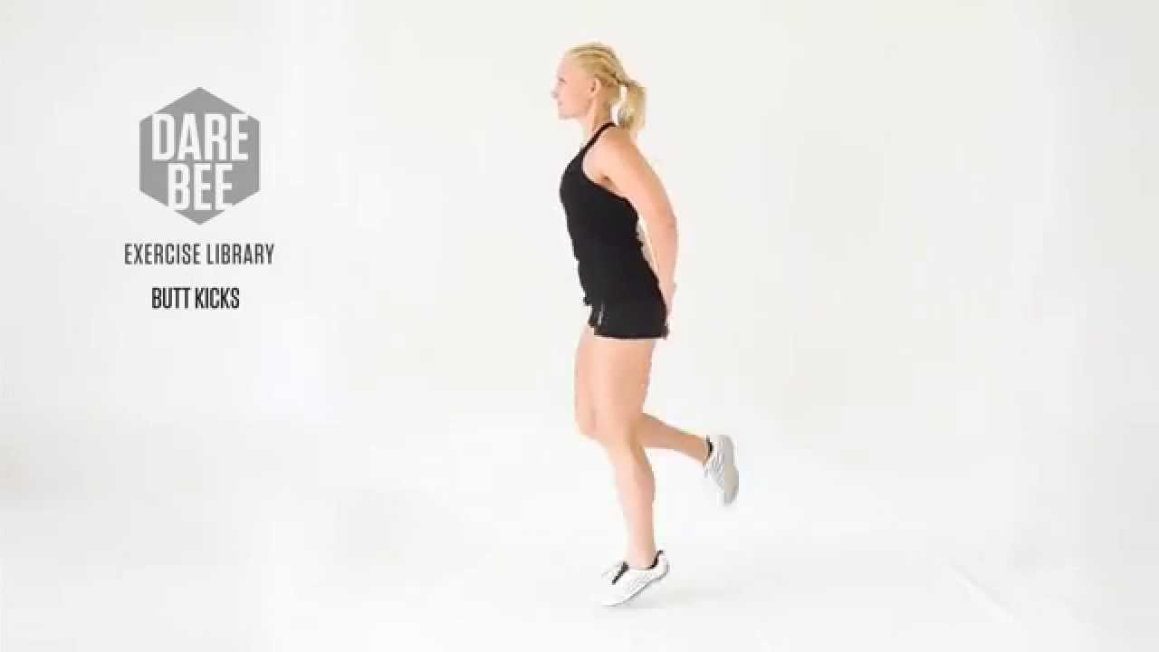 Exercise Library: Butt Kicks - YouTube