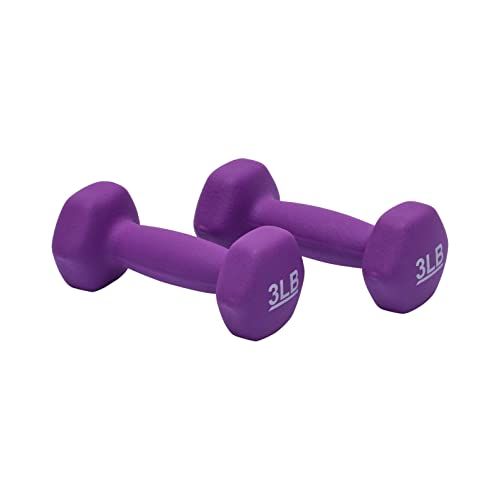 Amazon Basics Neoprene Dumbbells (2 x 3lb)