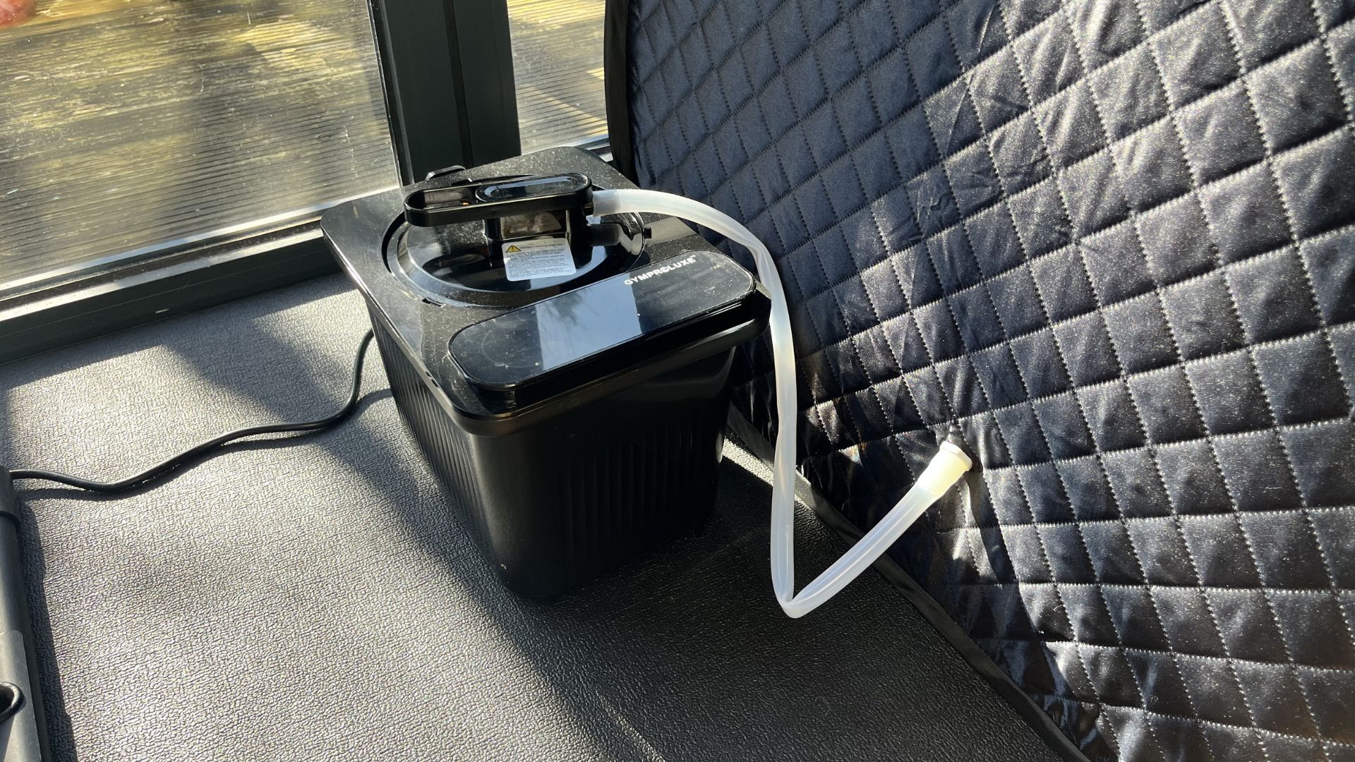 steamer unit for a pop-up sauna
